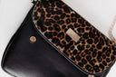 Handbag - Baguette type Black Leopard