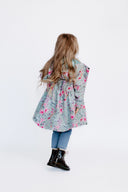 Girls' Softshell Coat Mint Spring Meadow