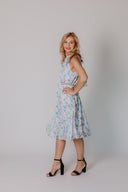 Dress Light Blue Feathers