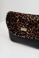 Handbag - Baguette type Black Leopard