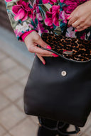 Backpack Black Leopard