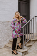 Sieviešu Softshell mētelis Mint Exotic Orchids