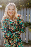 Sieviešu Softshell mētelis Black Floral