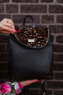 Backpack Black Leopard