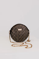 Round Gold Dots Handbag