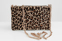 Clutch bag Beige Leopard