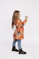 Girls' Softshell Coat Orange Time