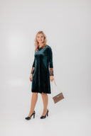 Velvet Dress Beta Dark Green