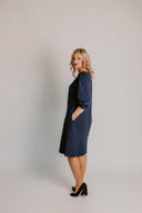 Sweater dress Dark blue