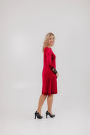 Velvet Dress Beta Red