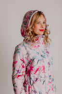 Women's Softshell Coat Pink Spring Meadow