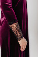 Velvet Dress Beta Plum