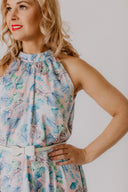 Dress Light Blue Feathers