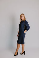Sweater dress Dark blue