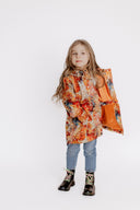 Girls' Softshell Coat Orange Time
