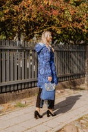 Backpack Blue Flowers