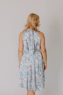 Dress Light Blue Feathers