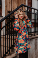 Sieviešu Softshell mētelis Vintage Flowers