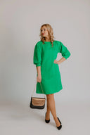 Sweater dress Bright green