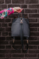 Backpack Black Leopard