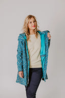 Sieviešu Softshell mētelis Tirkīzs Golden Corals