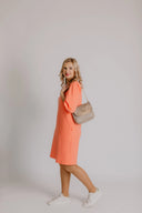 Sweater dress Peach