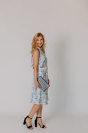 Dress Light Blue Feathers