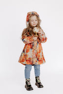 Girls' Softshell Coat Orange Time