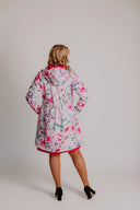 Women's Softshell Coat Pink Spring Meadow
