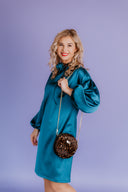 Handbag Round Black Pony