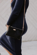 Clutch bag Black Pony