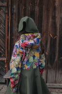 Meiteņu Softshell mētelis Watercolor Olive Grace