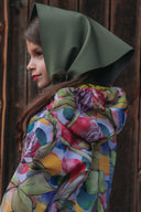 Meiteņu Softshell mētelis Watercolor Olive Grace