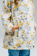 Meiteņu Softshell mētelis Flowers with Butterflies