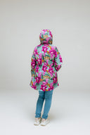 Girls' Softshell Coat Mint Exotic Orchids