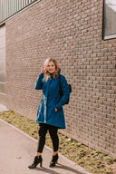 Sieviešu Softshell mētelis Dark Turquoise