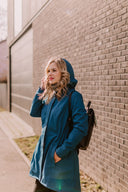 Sieviešu Softshell mētelis Dark Turquoise