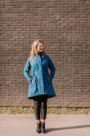 Sieviešu Softshell mētelis Dark Turquoise