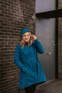 Sieviešu Softshell mētelis Dark Turquoise