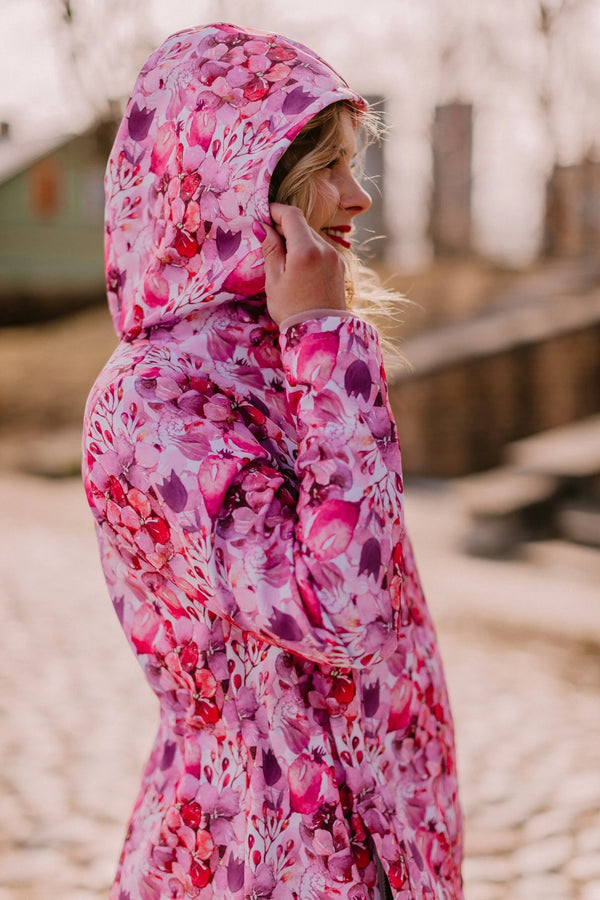 Women's Softshell Coat Pink Blosoom