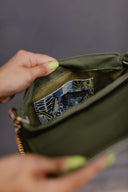 Rokas soma - Baguette tipa Khaki Leaves