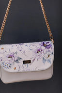 Handbag - Baguette type Gray Rose