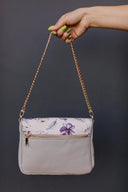 Handbag - Baguette type Gray Rose