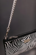 Clutch bag Zebra Leaves