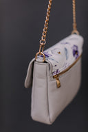 Handbag - Baguette type Gray Rose