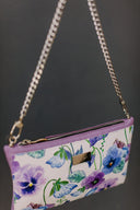 Clutch bag Purple Pansy