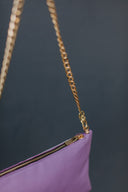 Clutch bag Purple Pansy