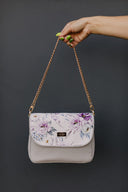 Handbag - Baguette type Gray Rose