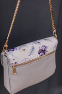 Handbag - Baguette type Gray Rose