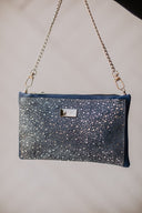 Clutch bag Sky Blue Suede